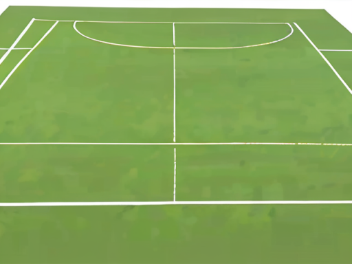 一、标准匹克球场的基本尺寸